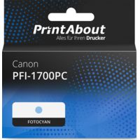 Druckerpatrone kompatibel mit Canon PFI-1700PC - Fotocyan