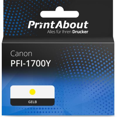 Druckerpatrone kompatibel mit Canon PFI-1700Y - Gelb