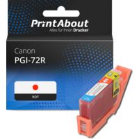 Druckerpatrone kompatibel mit Canon PGI-72R - Rot