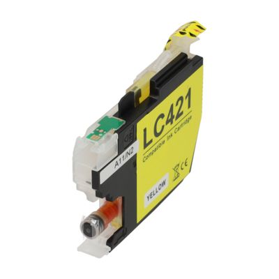Druckerpatrone kompatibel mit Brother LC-421Y - Gelb