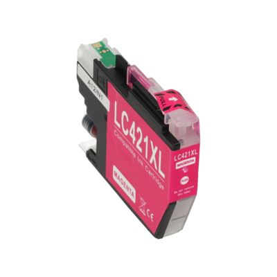 Druckerpatrone kompatibel mit Brother LC-421XLM - Magenta - Hohe Kapazität