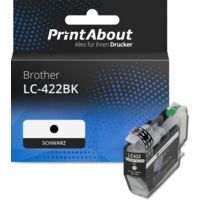 Druckerpatrone kompatibel mit Brother LC-422BK - Schwarz