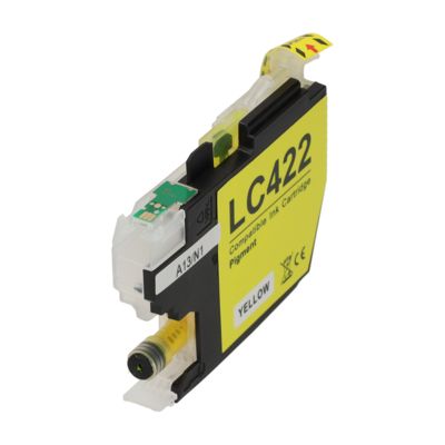 Druckerpatrone kompatibel mit Brother LC-422Y - Gelb