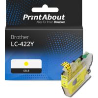 Druckerpatrone kompatibel mit Brother LC-422Y - Gelb