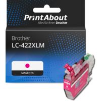 Druckerpatrone kompatibel mit Brother LC-422XLM - Magenta - Hohe Kapazität