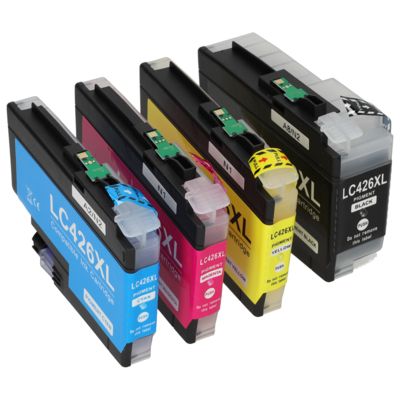 Druckerpatrone kompatibel mit Brother LC-426XLVAL - 4-farbig - Hohe Kapazität - Multipack