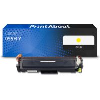 Toner kompatibel mit Canon 055H Y - Gelb - Hohe Kapazität