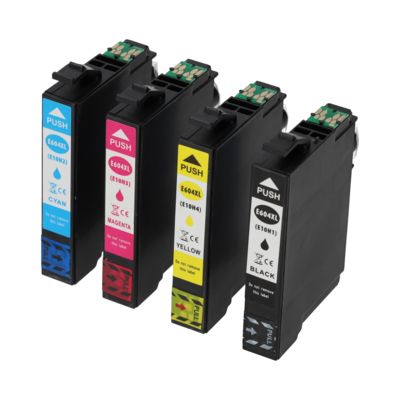 Druckerpatrone kompatibel mit Epson 604XL (C13T10H64010) - 4-farbig - Hohe Kapazität - Multipack