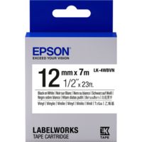 Epson LK-4WBVN - Schwarz auf weiß - Tape