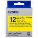 Epson LK-4YBVN - Schwarz auf gelb - Tape