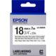 Epson LK-5WBVN Beschriftungsband Schwarz auf Weiß (18 mm)