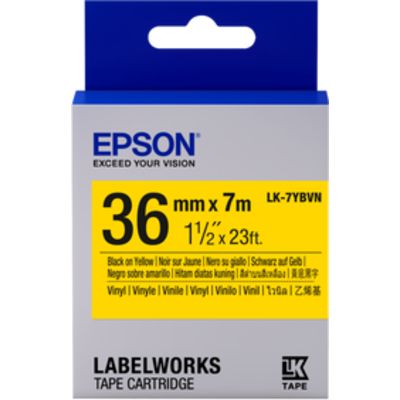 Epson LK-7YBVN - Schwarz auf gelb - Tape