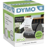 Dymo 2166659 - Schwarz auf weiß - Etikett