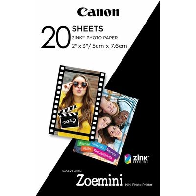 Canon ZINK fotopapier zelfklevend 5 x 7,6 cm - Fotopapier