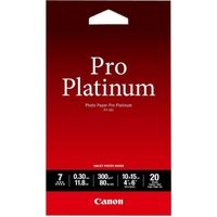 Canon PT-101 photo paper pro platinum 300 grams 10 x 15 cm (20 vel) - Fotopapier