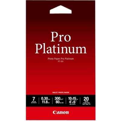 Canon PT-101 photo paper pro platinum 300 grams 10 x 15 cm (20 vel) - Fotopapier
