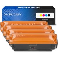 Toner kompatibel mit Canon 064 BK/C/M/Y - 4-farbig - Multipack