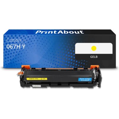 Toner kompatibel mit Canon 067H Y - Gelb - Hohe Kapazität