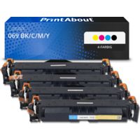 Toner kompatibel mit Canon 069 BK/C/M/Y - 4-farbig - Multipack