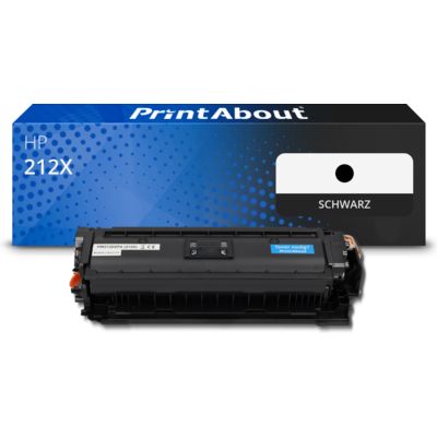 Toner kompatibel mit HP 212X (W2120X) - Schwarz - Hohe Kapazität