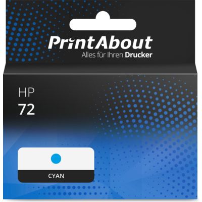 Druckerpatrone kompatibel mit HP 72 (C9371A) - Cyan