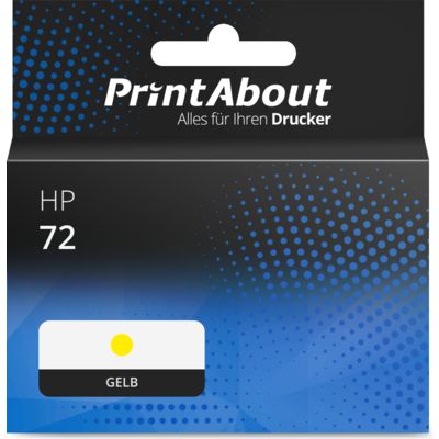 Druckerpatrone kompatibel mit HP 72 (C9373A) - Gelb