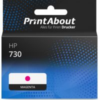 Druckerpatrone kompatibel mit HP 730 (P2V69A) - Magenta - Hohe Kapazität