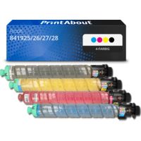 Toner kompatibel mit Ricoh 841925/26/27/28 (MP C2503) - 4-farbig - Hohe Kapazität - Multipack