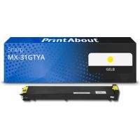 Toner kompatibel mit Sharp MX-31GTYA - Gelb