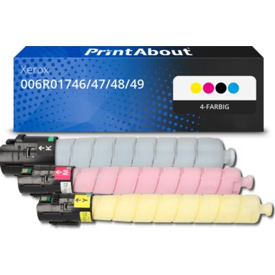 Toner kompatibel mit Xerox 006R01746/47/48/49 - 4-farbig - Multipack