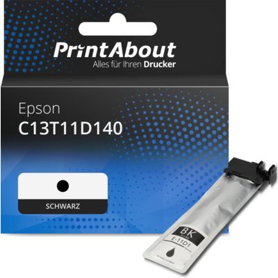 Druckerpatrone kompatibel mit Epson C13T11D140 - Schwarz - Hohe Kapazität