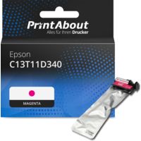 Druckerpatrone kompatibel mit Epson C13T11D340 - Magenta - Hohe Kapazität