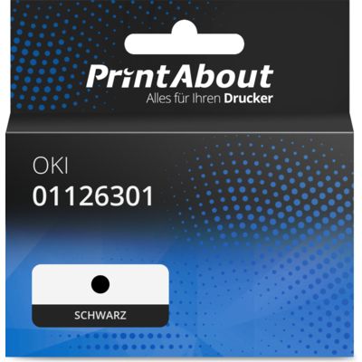 Kompatibel mit OKI 01126301 - Schwarz