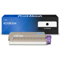 Toner kompatibel mit OKI 45396304 - Schwarz