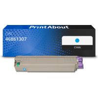 Toner kompatibel mit OKI 46861307 - Cyan