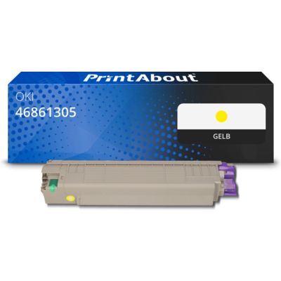 Toner kompatibel mit OKI 46861305 - Gelb