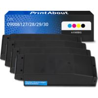 Toner kompatibel mit OKI 09006127/28/29/30 - 4-farbig - Multipack