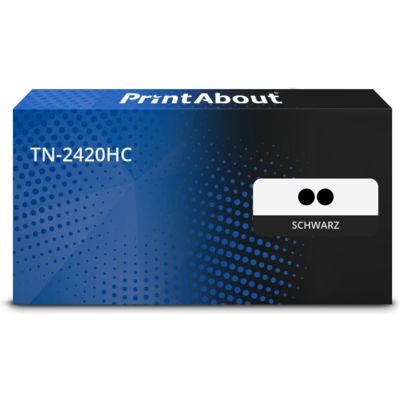 Toner kompatibel mit Brother TN-2420HC - 2x Schwarz - Extra hohe Kapazität - Mulitpack
