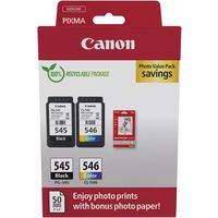 Canon PG-545 + CL-546 photo value pack (PG-545 / CL-546) - Schwarz + 3 Farben - Druckerpatrone - Multipack