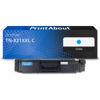 Toner kompatibel mit Brother TN-821XXL C - Cyan - Extra hohe Kapazität
