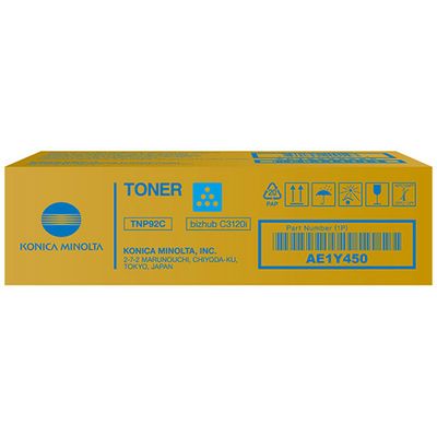 Konica Minolta TNP-92C (AE1Y450) - Cyan - Toner