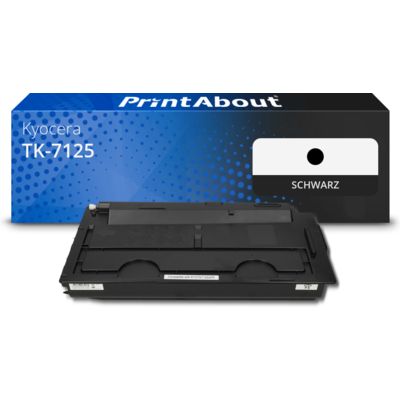 Toner kompatibel mit Kyocera TK-7125 - Schwarz