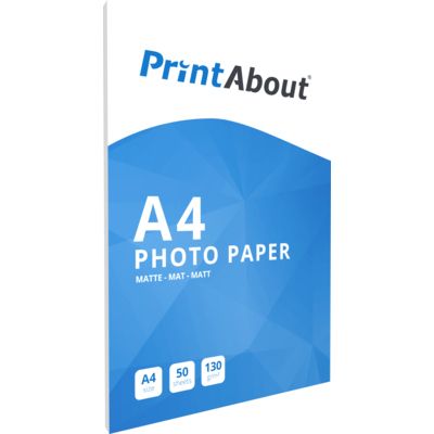 PrintAbout Premium Matt A4 130 gr (50 Blatt)