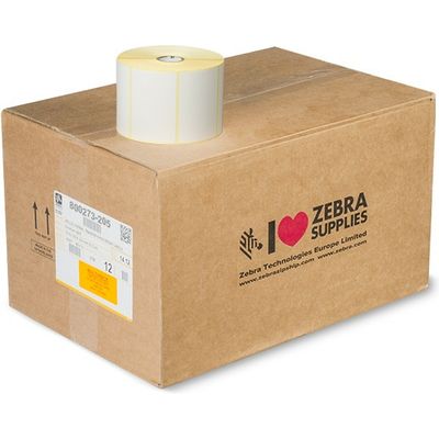 Zebra 800273-205 - (76 mm x 51 mm) 12 rollen - Schwarz auf weiß - Etikett