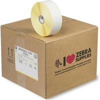 Zebra 800261-107 - (38 mm x 25 mm) 12 rollen - Schwarz auf weiß - Etikett