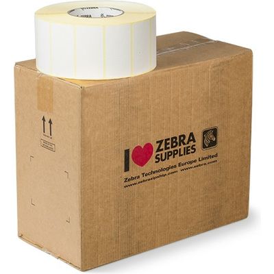 Zebra 880018-038 - (76 mm x 38 mm) 6 rollen - Schwarz auf weiß - Etikett
