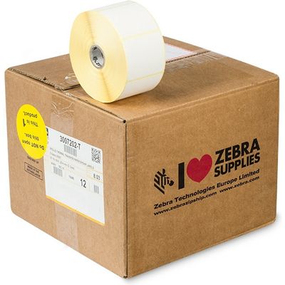 Zebra 3007202-T (Z-Select 2000T) - (57 mm x 51 mm) 12 rollen - Schwarz auf weiß - Etikett