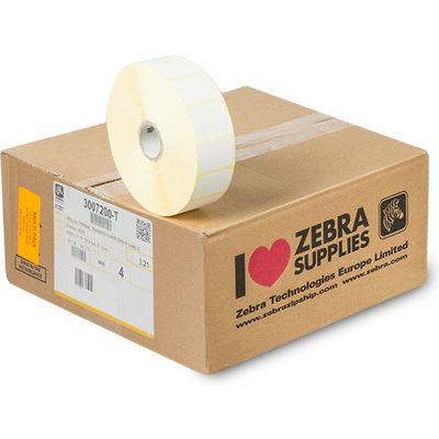 Zebra 3007200-T (Z-Select 2000T) - (31 mm x 22 mm) 12 rollen - Schwarz auf weiß - Etikett