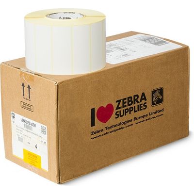 Zebra 880026-038 - 102 mm x 38 mm) 4 rollen - Schwarz auf weiß - Etikett