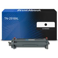 Toner kompatibel mit Brother TN-2510XL - Schwarz - Hohe Kapazität
